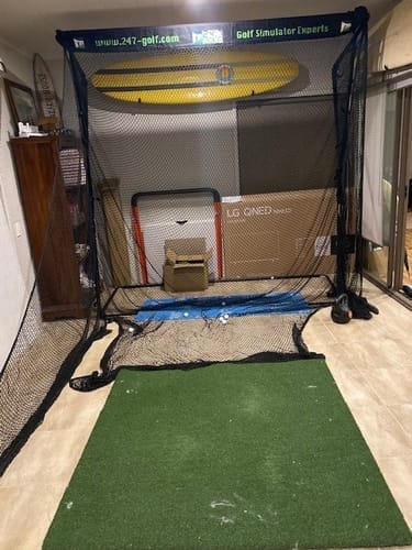 Customer photo review of Golf Return Net Bundle - 24/7 Golf - Ultimate At-Home Golf Experience