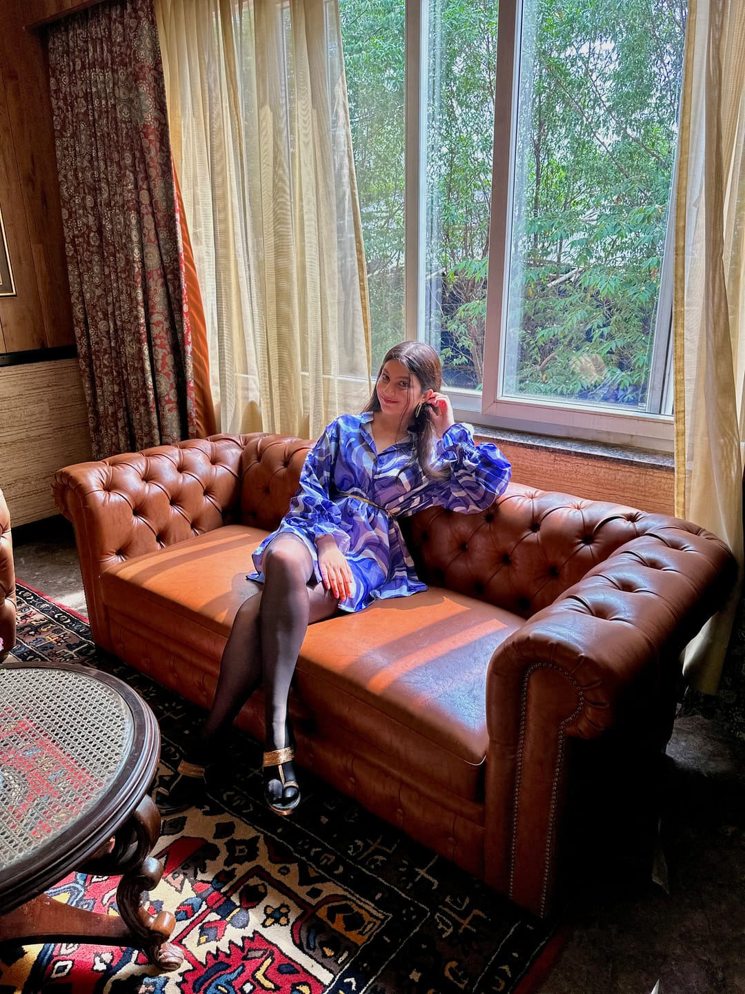 Customer photo review of Abstract Statement Dress