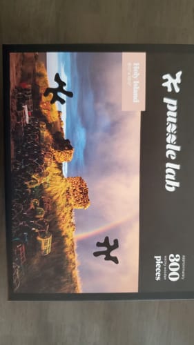 Customer photo review of Custom Wood Jigsaw Puzzle (Plain)