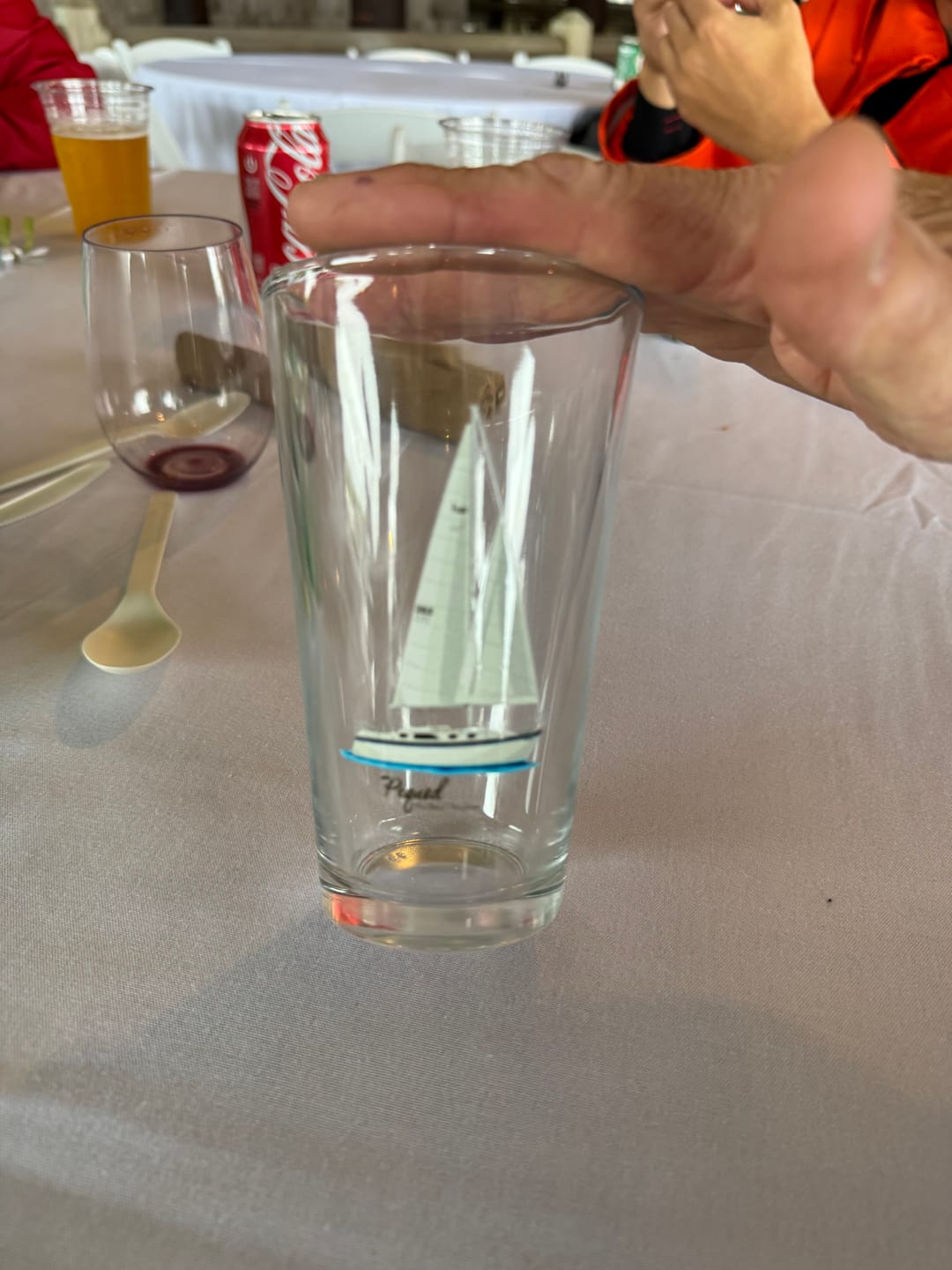 Customer photo review of Custom Pint Glasses