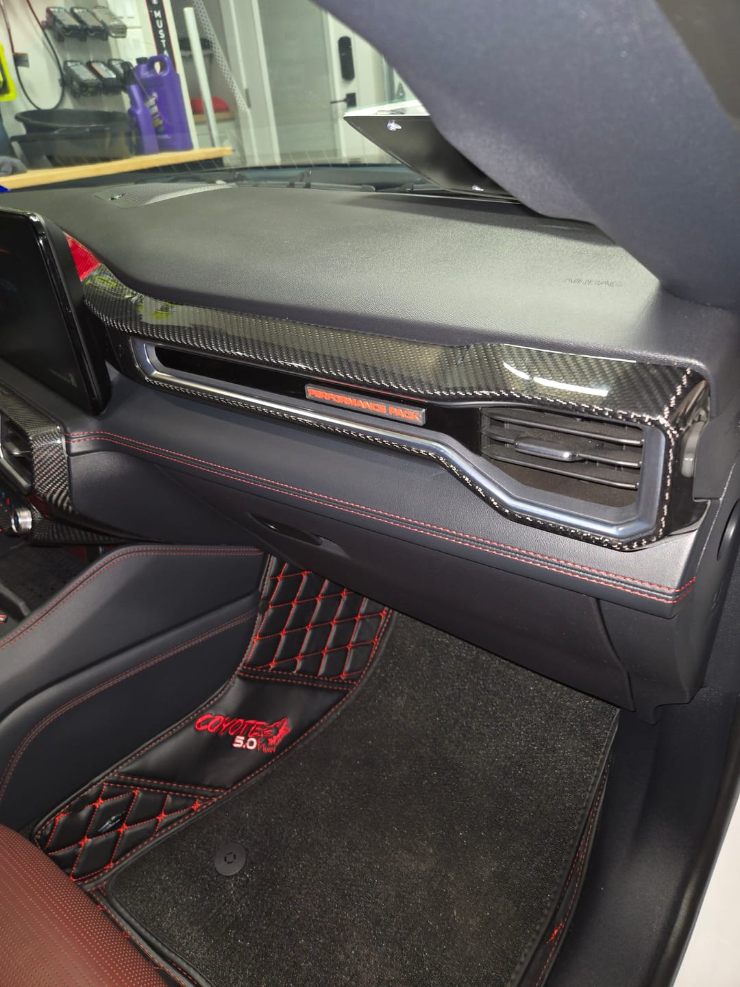 Customer photo review of 2024+ Ford Mustang AC Outlet Cover