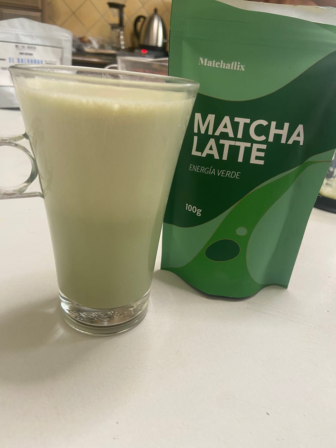 Customer photo review of Matcha Latte