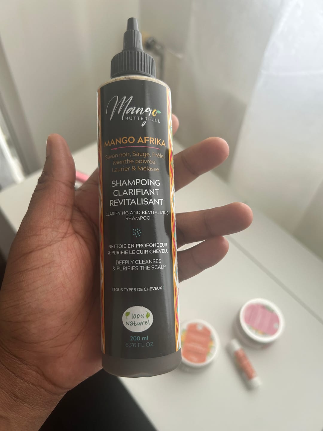 Customer photo review of Shampoing clarifiant MANGO AFRIKA
