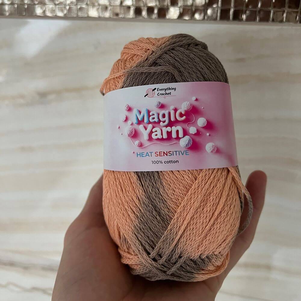 Customer photo review of Magic Yarn - 100% Cotton Color Changing Yarn