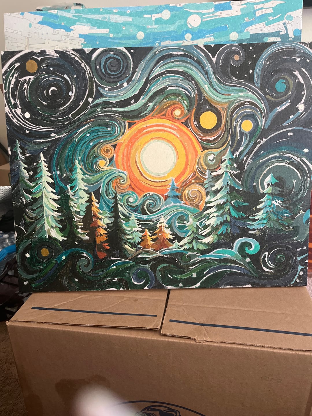 Customer photo review of Evergreen Snow Wonderland