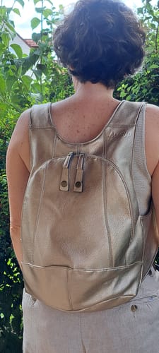 Customer photo review of Le sac à dos Vegan Original - Ergonomique et Antivol