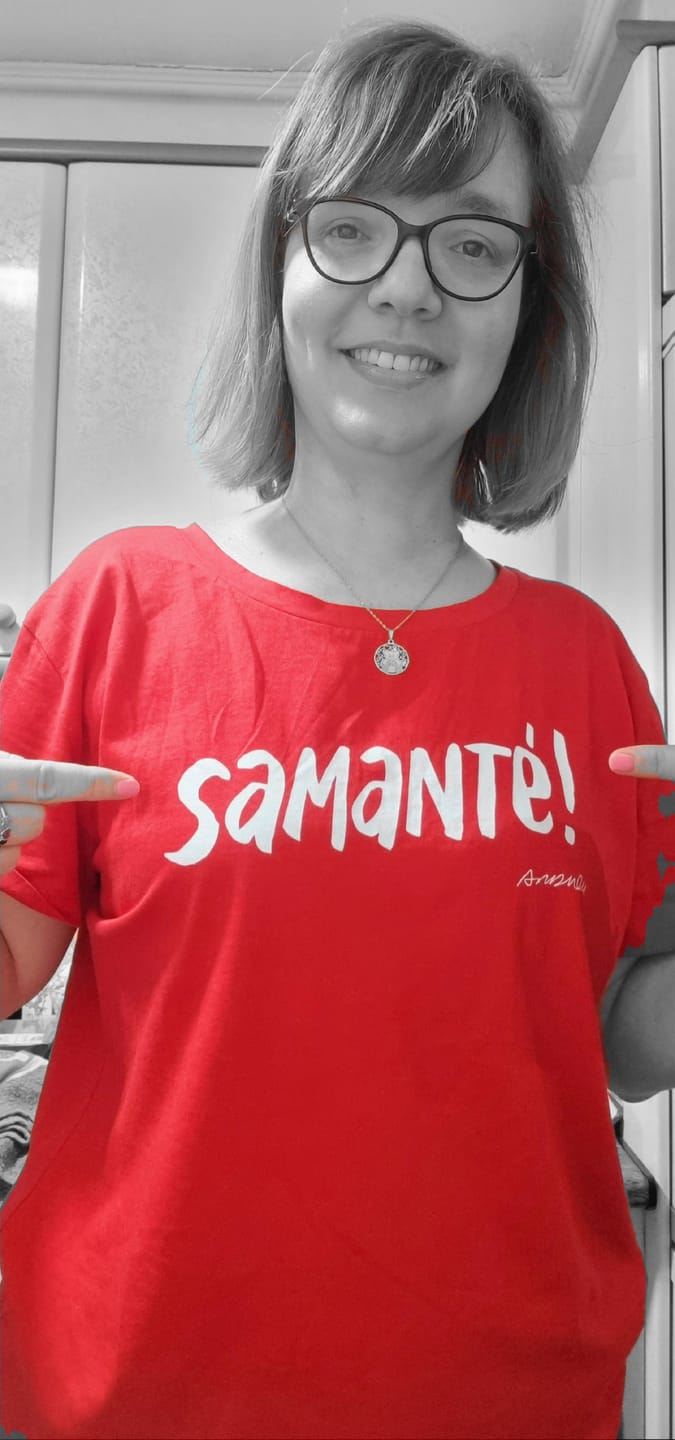 Customer photo review of Camiseta "Samanté!"