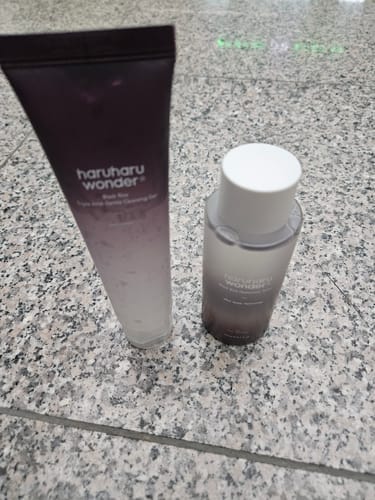 Customer photo review of BLACK RICE hyaluronic toner / free of alcohol & fragrance