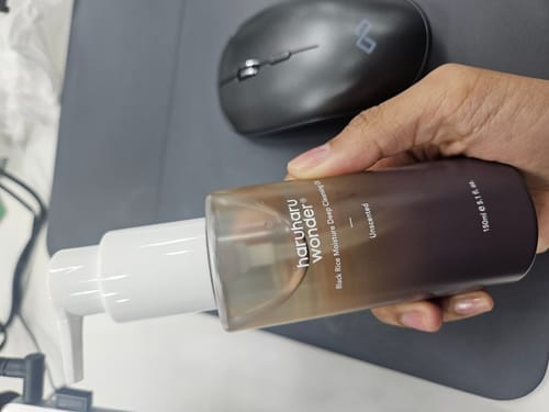 Customer photo review of BLACK RICE moisture cleansing oil