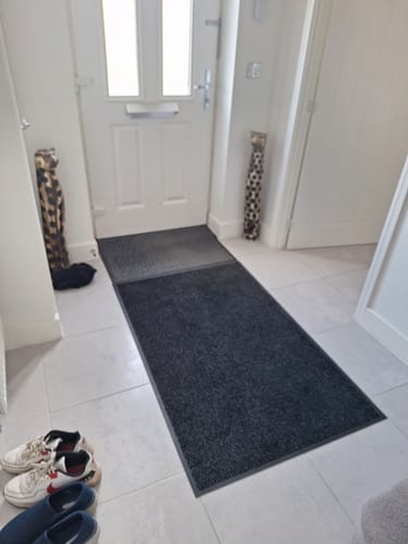 Customer photo review of Plush Vinyl Backed Mats