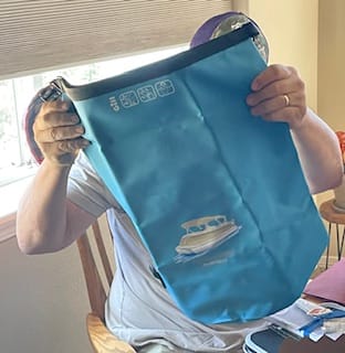 Customer photo review of Gill Dry Bag