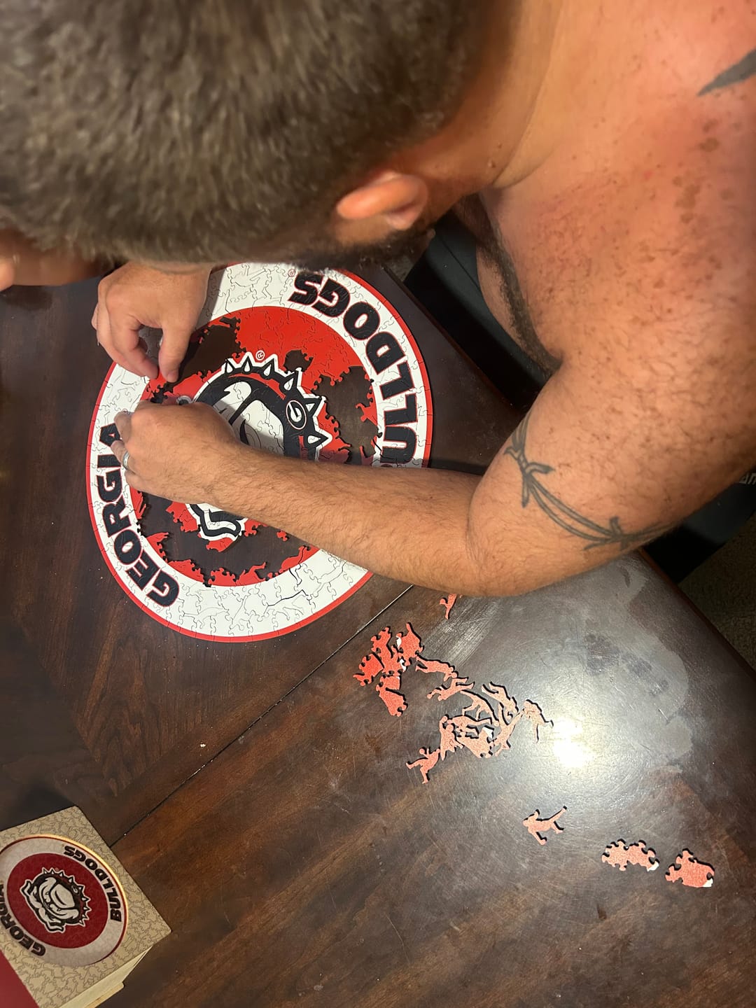 Customer photo review of University of Georgia - Wooden Puzzle