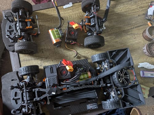 Customer photo review of 1/10  Carbon Fiber Brushless RTR On-Road Cars, Supercar,AK-917