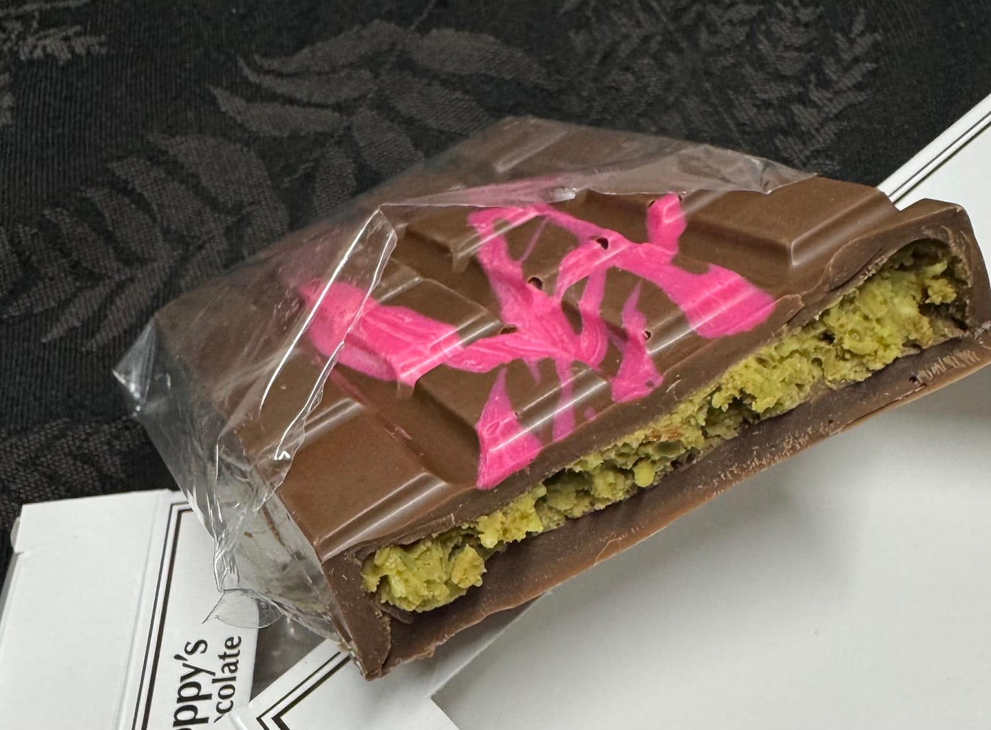 Customer photo review of Pistachio Coconut Bliss Block