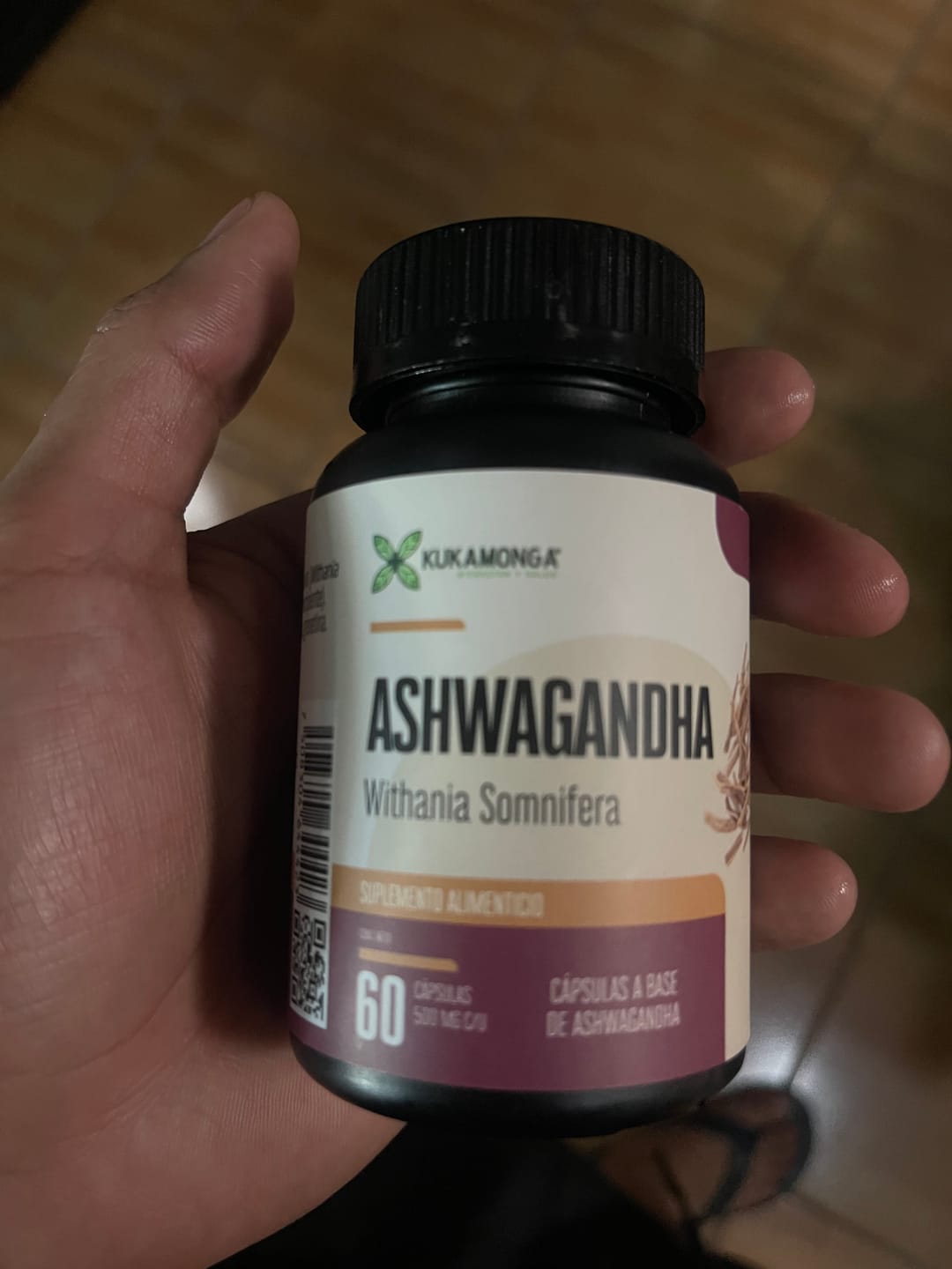 Customer photo review of ASHWAGANDHA 60 capsulas – KUKAMONGA