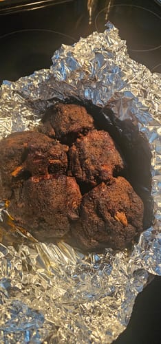 Customer photo review of Cajun Spicy Oxtail Softballs