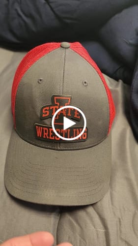 Customer video review of Custom Leather Patch Trucker Hat - Richardson 115