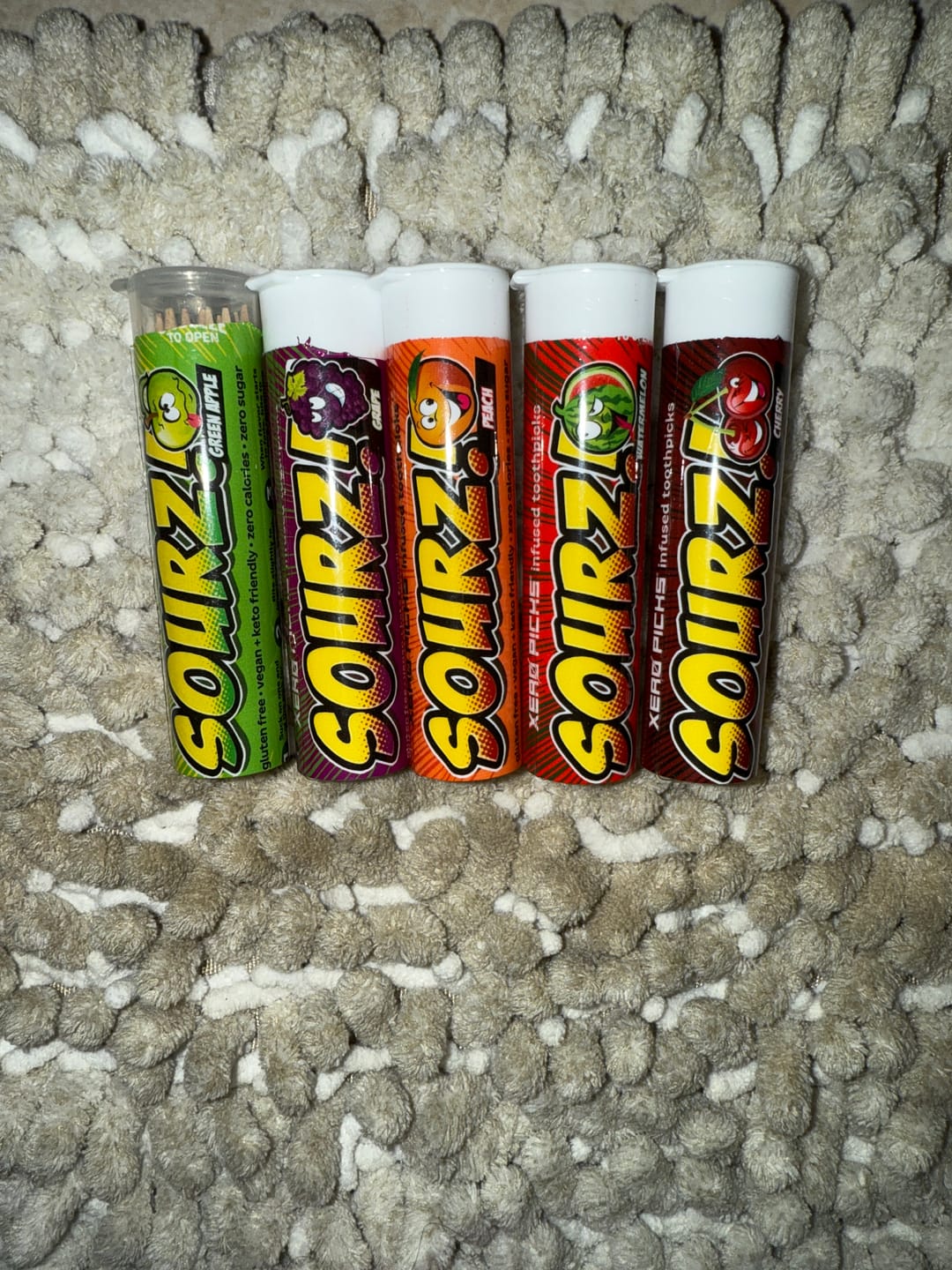 Customer photo review of Sourz Variety - 5 Pack