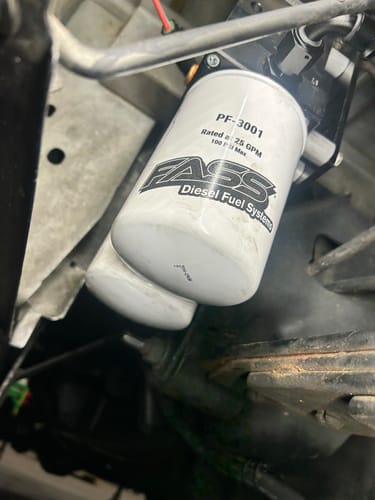 Customer photo review of FASS Fuel System Lift Pump Titanium Plus 165G | Fits 2005-2018 2021-2024 Dodge RAM Cummins 5.9L Diesel