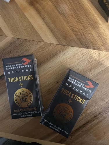 Customer photo review of Gold Spectrum THCA Sticks (6pk)