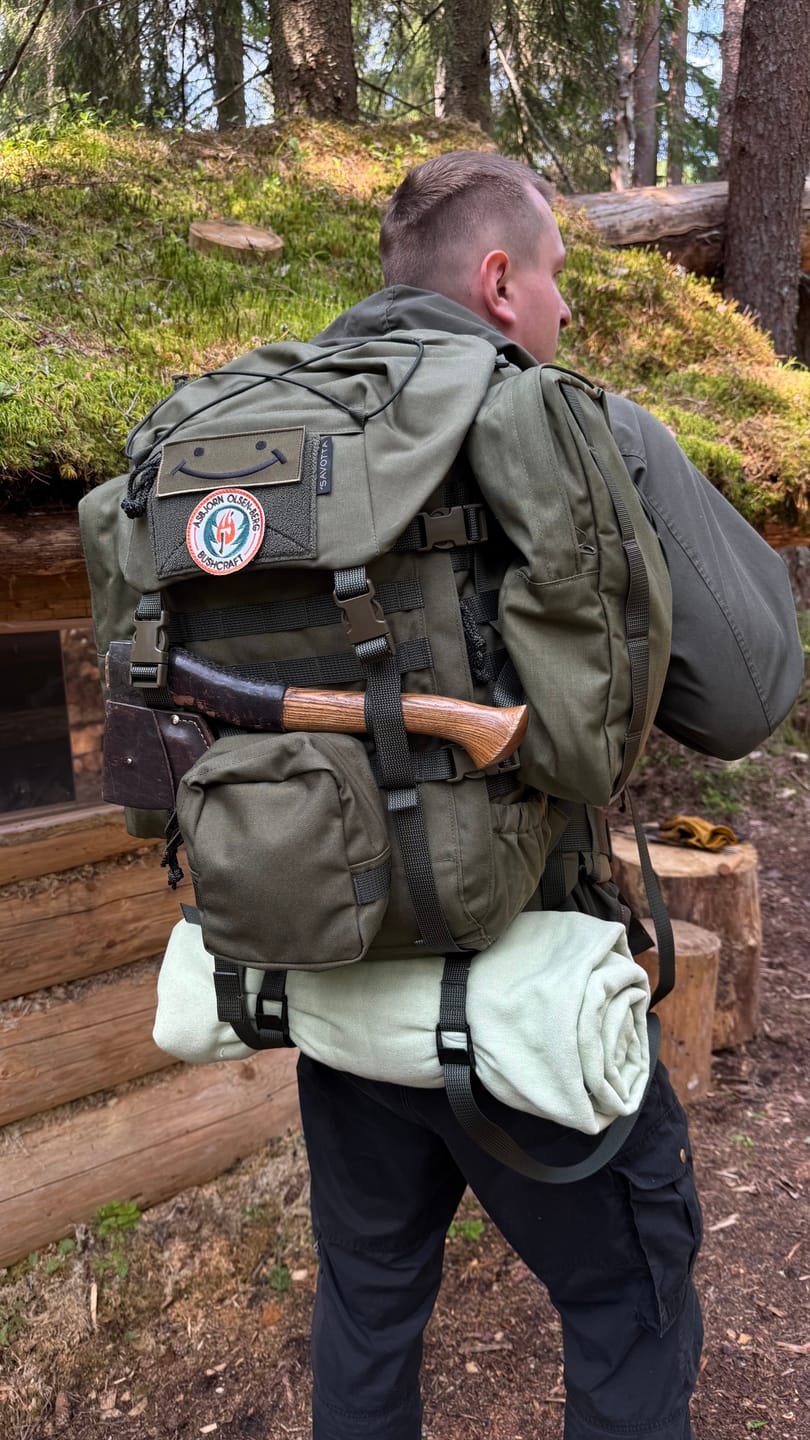 Customer photo review of Kantamus 40L backpack