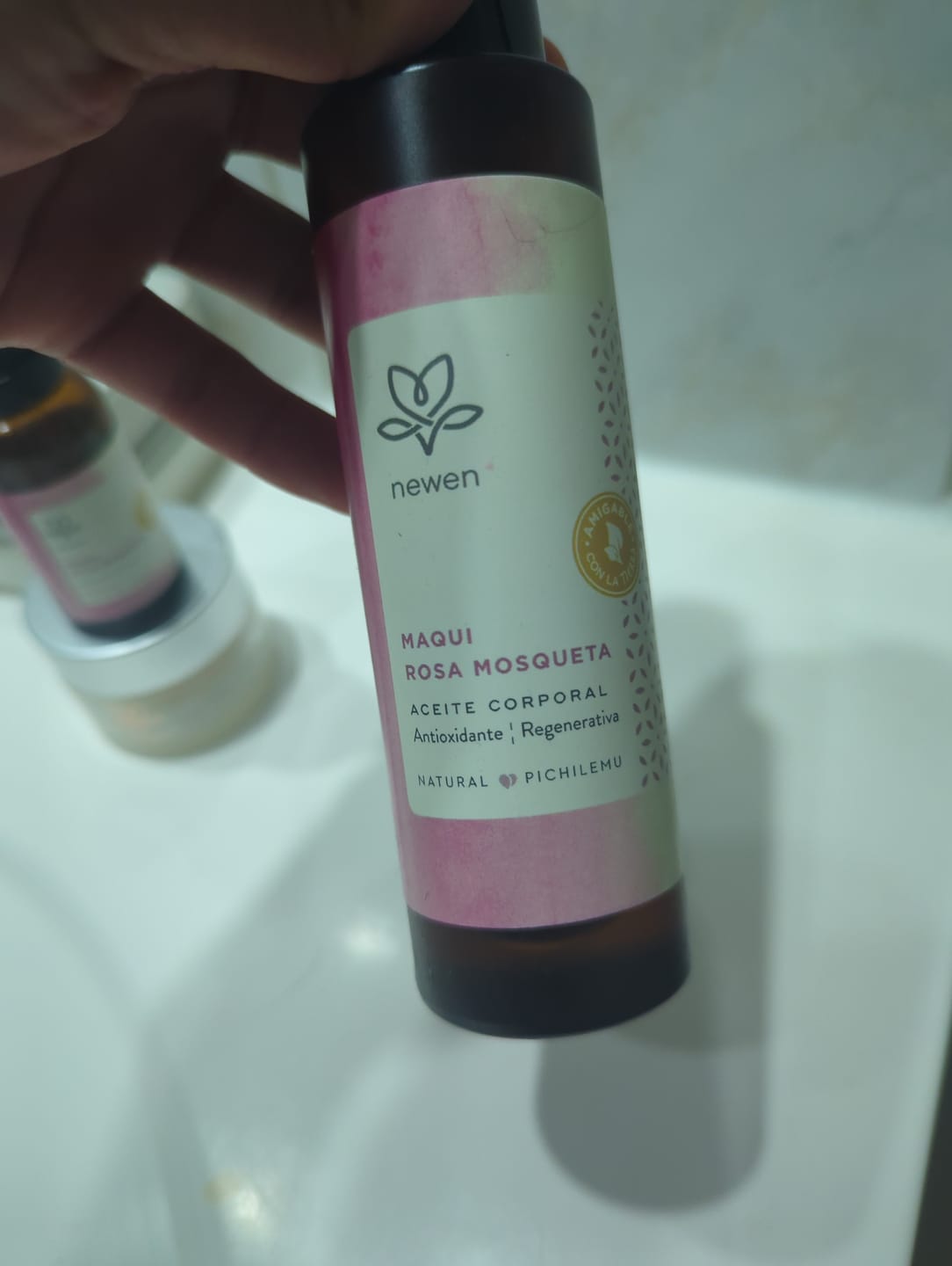 Customer photo review of Aceite Antiestrías Regenerador Rosa Mosqueta