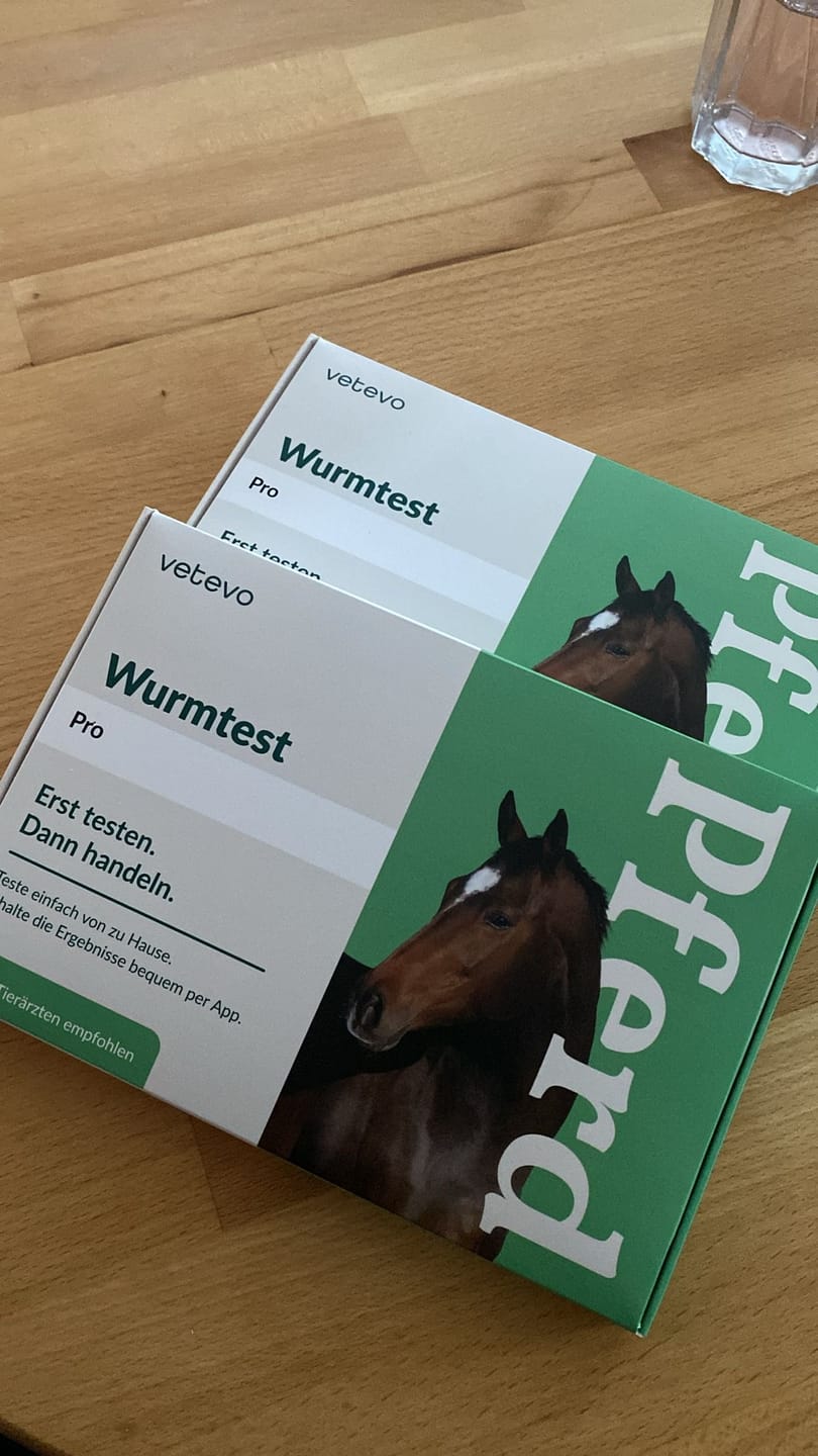 Customer photo review of Wurmtest Pro Pferd