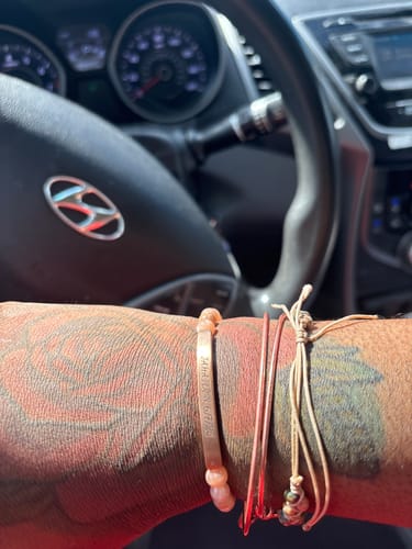 Customer photo review of Sunstone Custom Bracelet