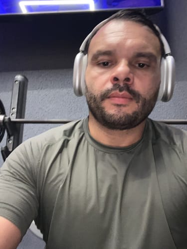 Customer photo review of Artial Performance Tee - Navy Blue