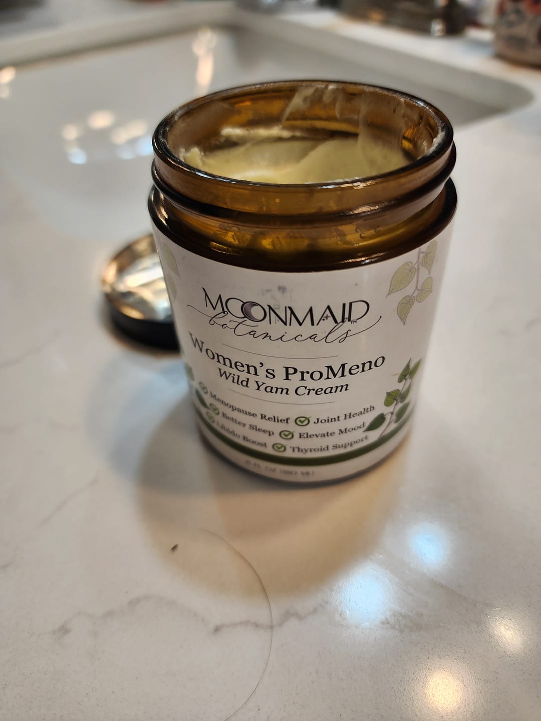 Customer photo review of ProMeno Women's Wild Yam Cream (6oz)