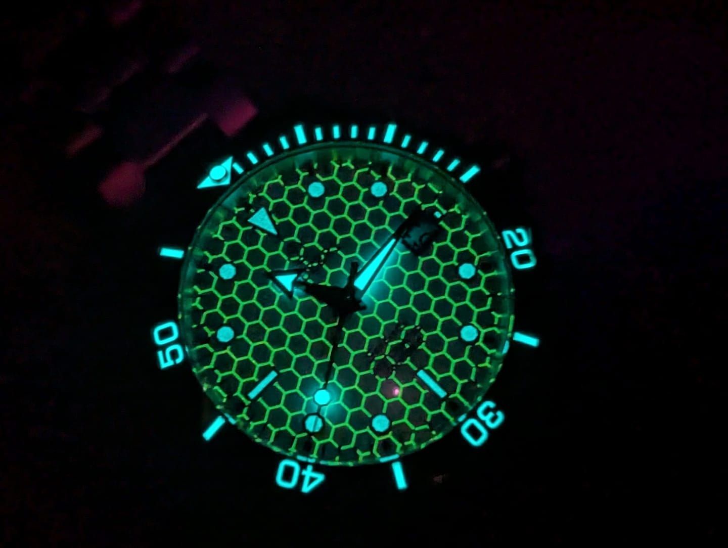 Customer photo review of SEATURTLE.OCEAN(TITANIUM) - Automatic Titanium Diver Watch | Arctic/Ti-bracelet