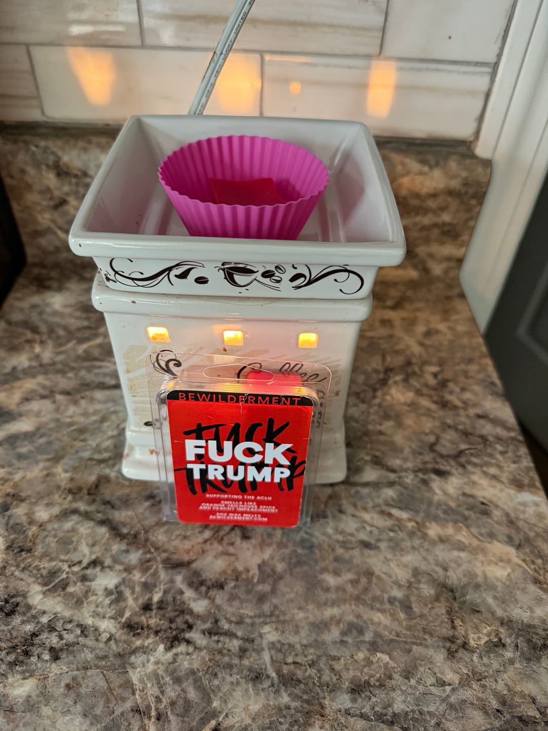 Customer photo review of Wax Swap Cup