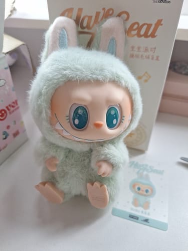 Customer photo review of Pop Mart The Monsters Labubu Have a Seat Vinyl Plush Blind Box