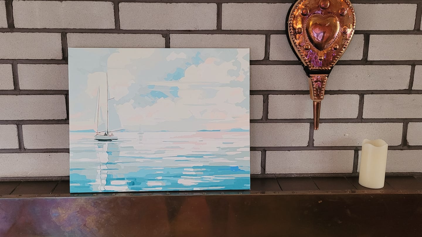 Customer photo review of Boat in Blue