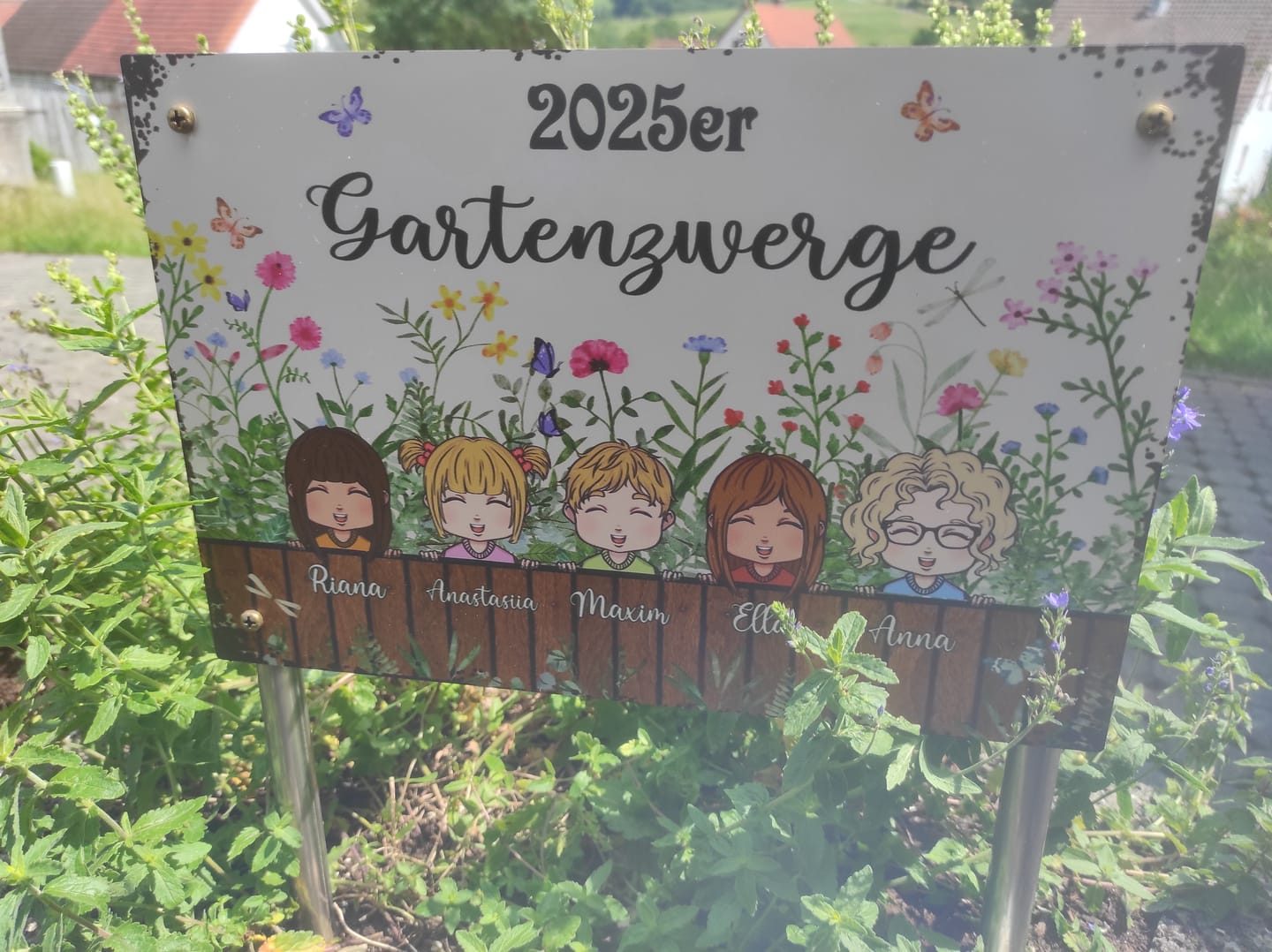 Customer photo review of Omas & Opas Garten - Großeltern-Türschild