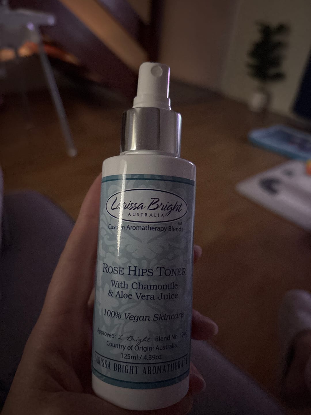 Customer photo review of Rose Hips Toner