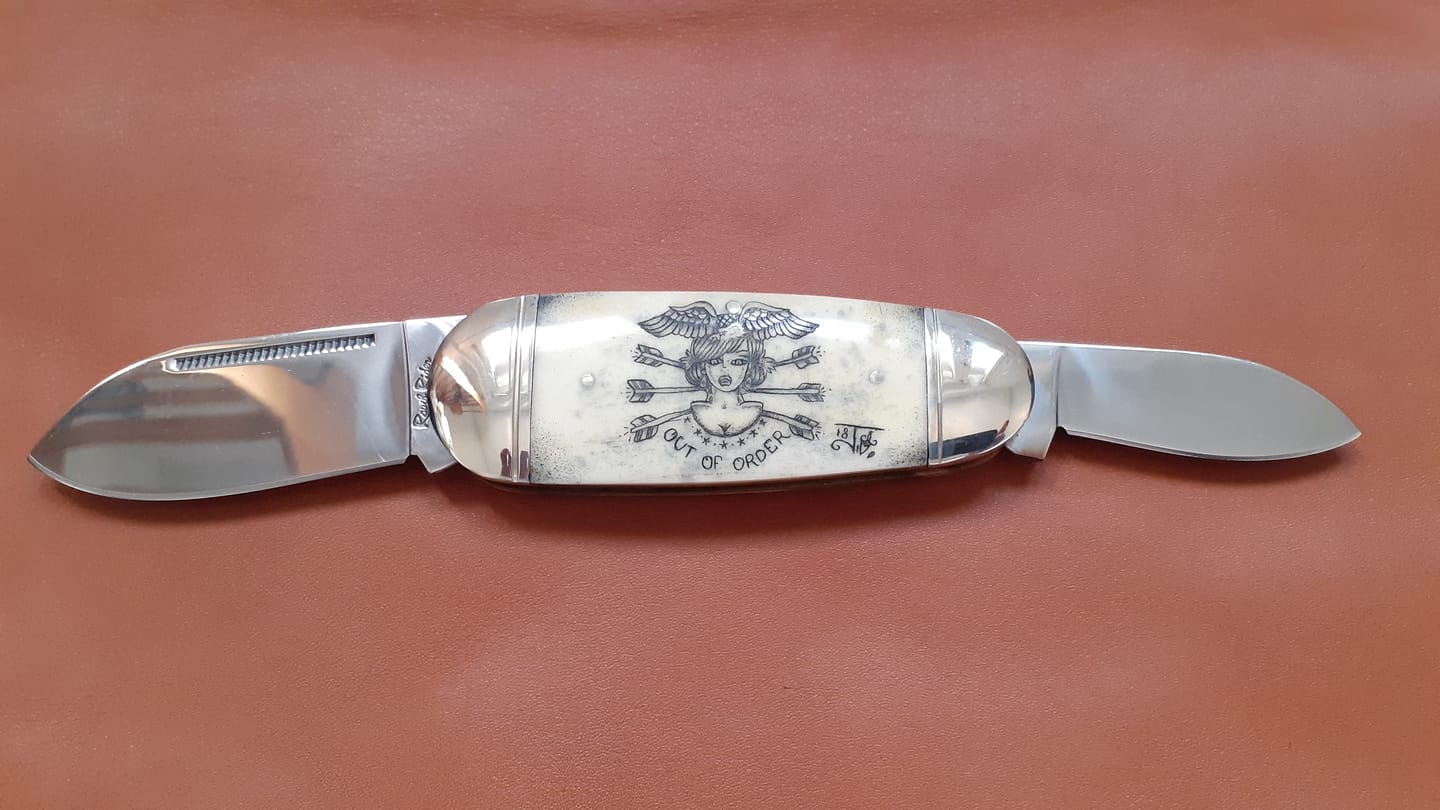 Customer photo review of "Out of Order" - RR Elephant Toe Nail mit Scrimshaw Gravur