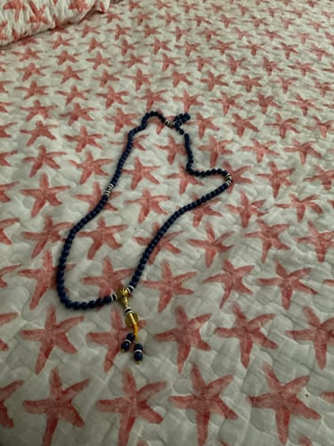 Customer photo review of 2 Lapis Lazuli Third Eye Malas