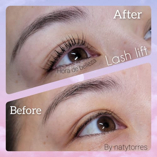 Customer photo review of 6-WEEK LASH LIFT ONLINE COURSE
