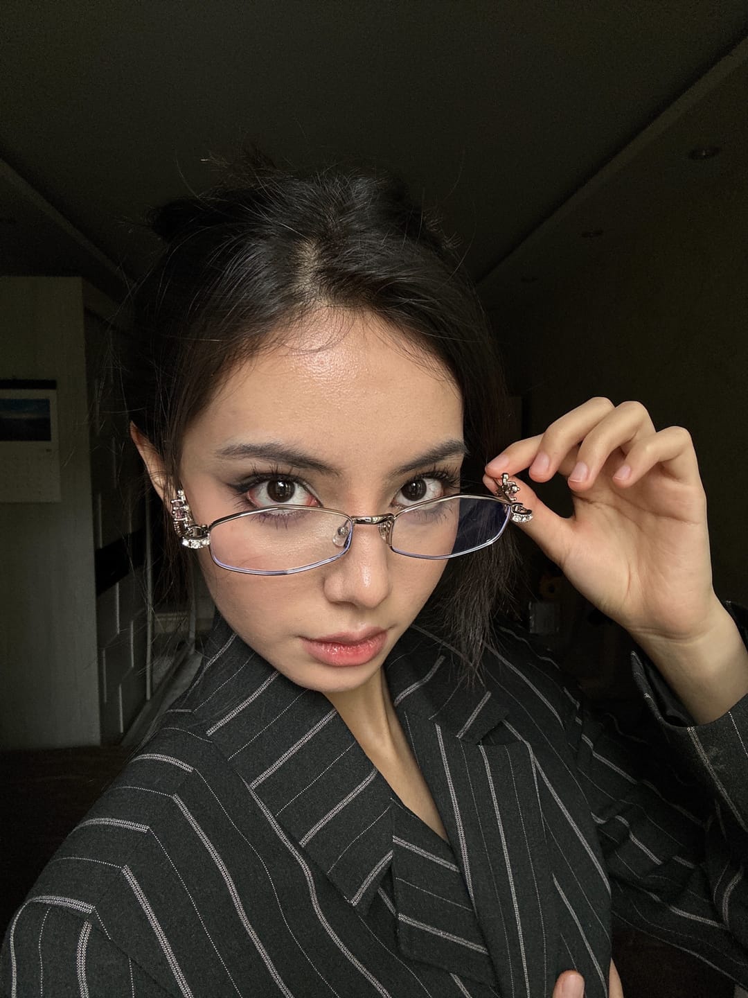 Customer photo review of Ottilie Eyeglasses