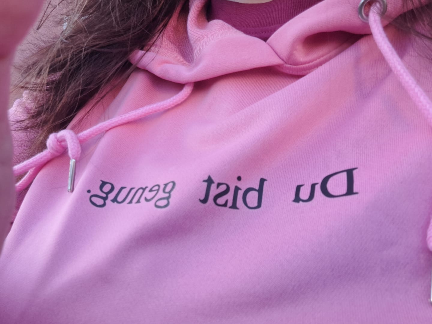 Customer photo review of Wertvoll Du™ Kapuzenpullover