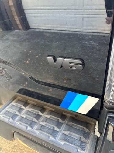 Customer photo review of 2016-2023 TOYOTA TACOMA BLACKOUT EMBLEM OVERLAY