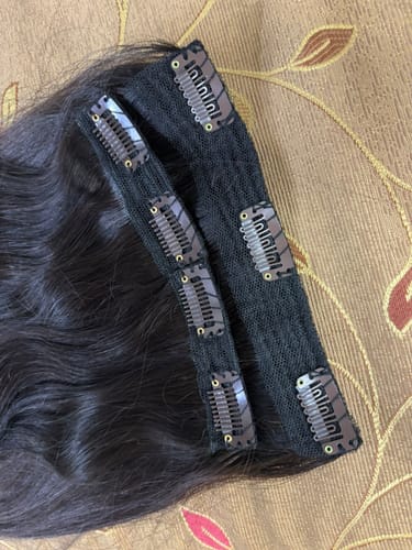 Customer photo review of Volume Luxe Classic 3-Clip-In Extensions