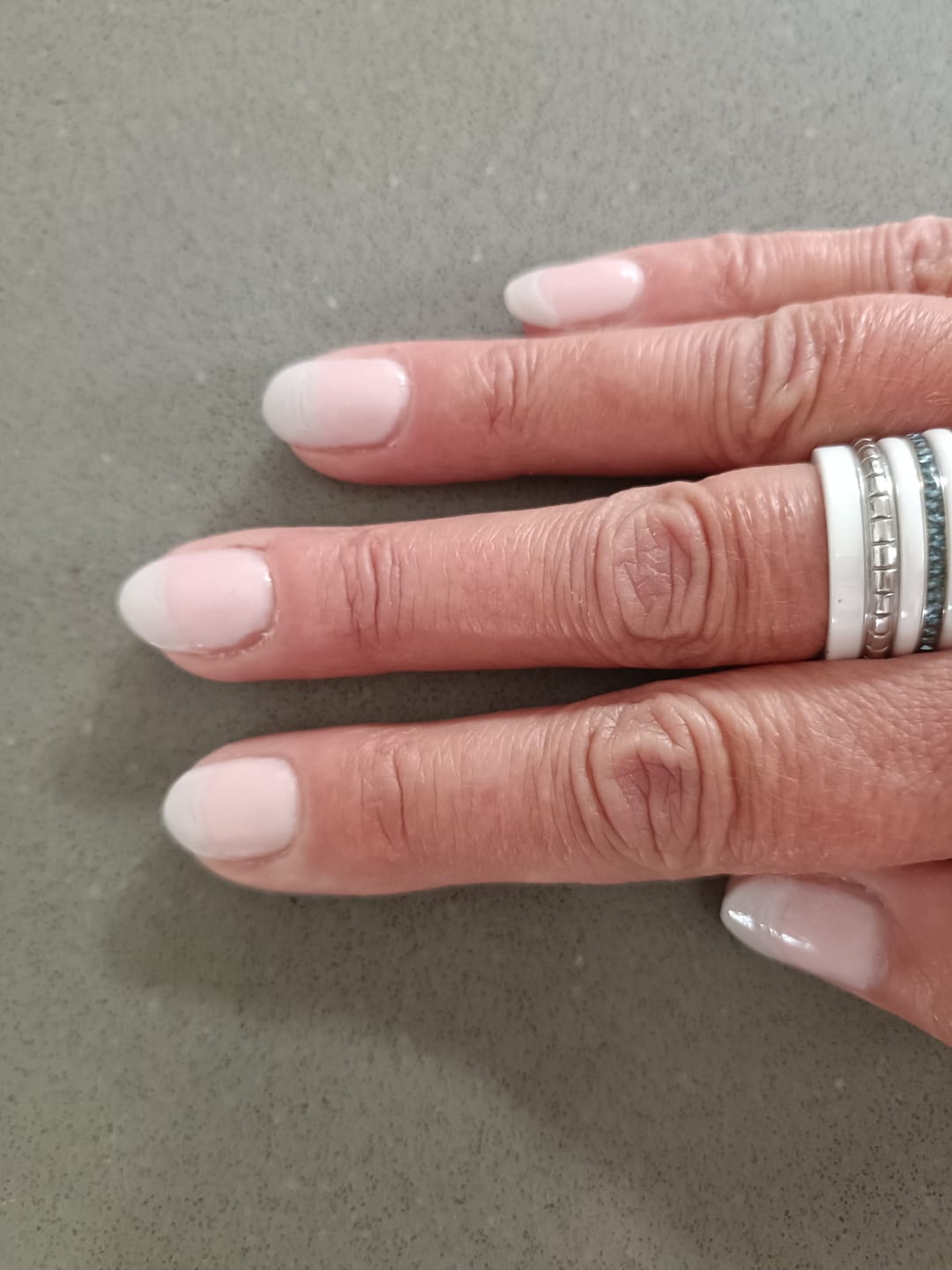 Customer photo review of Peel Off Base Coat