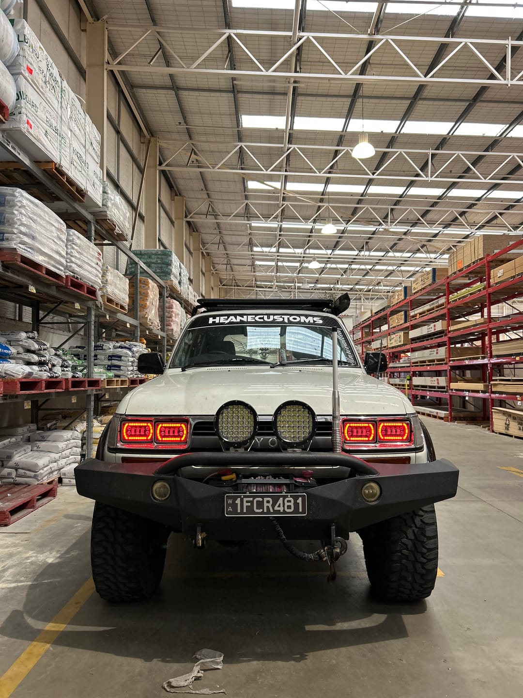 Customer photo review of 4X6" LED Colour Chasing Headlights