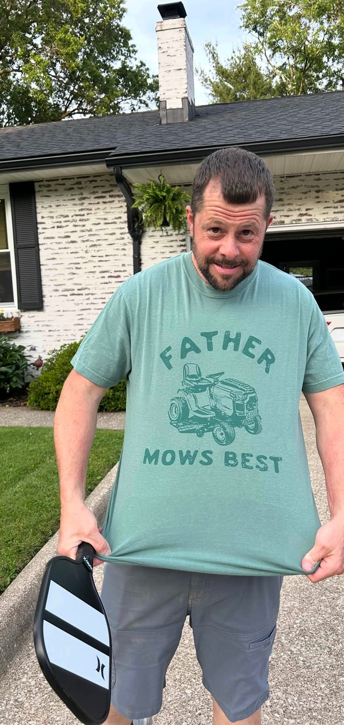 Customer photo review of Father Mows Best