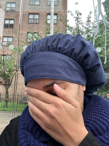 Customer photo review of Maevn Scrub Cap NC020 Ladies Bouffant Scrub Hat