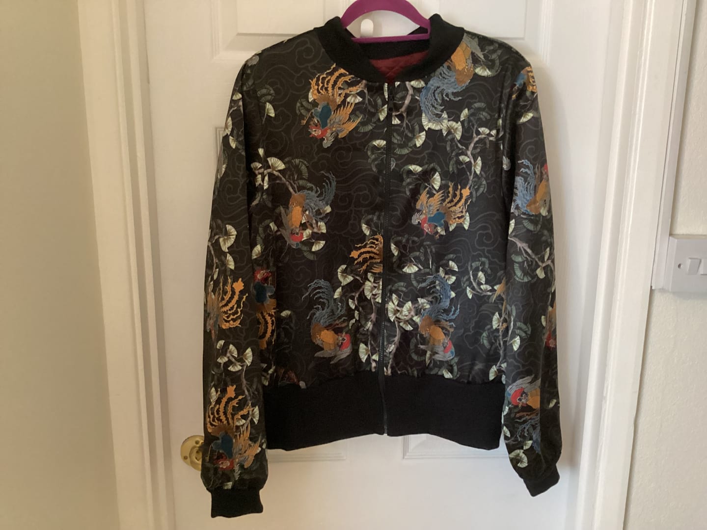 Customer photo review of Burgundy Quilted Jersey Fabric #2