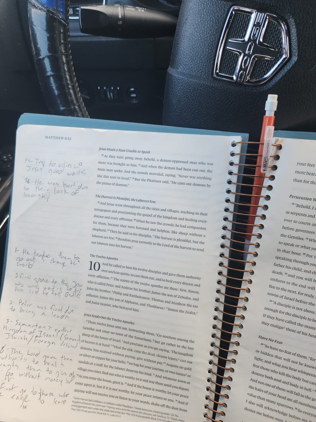 Customer photo review of Spiral Bible™ - ESV - New Testament