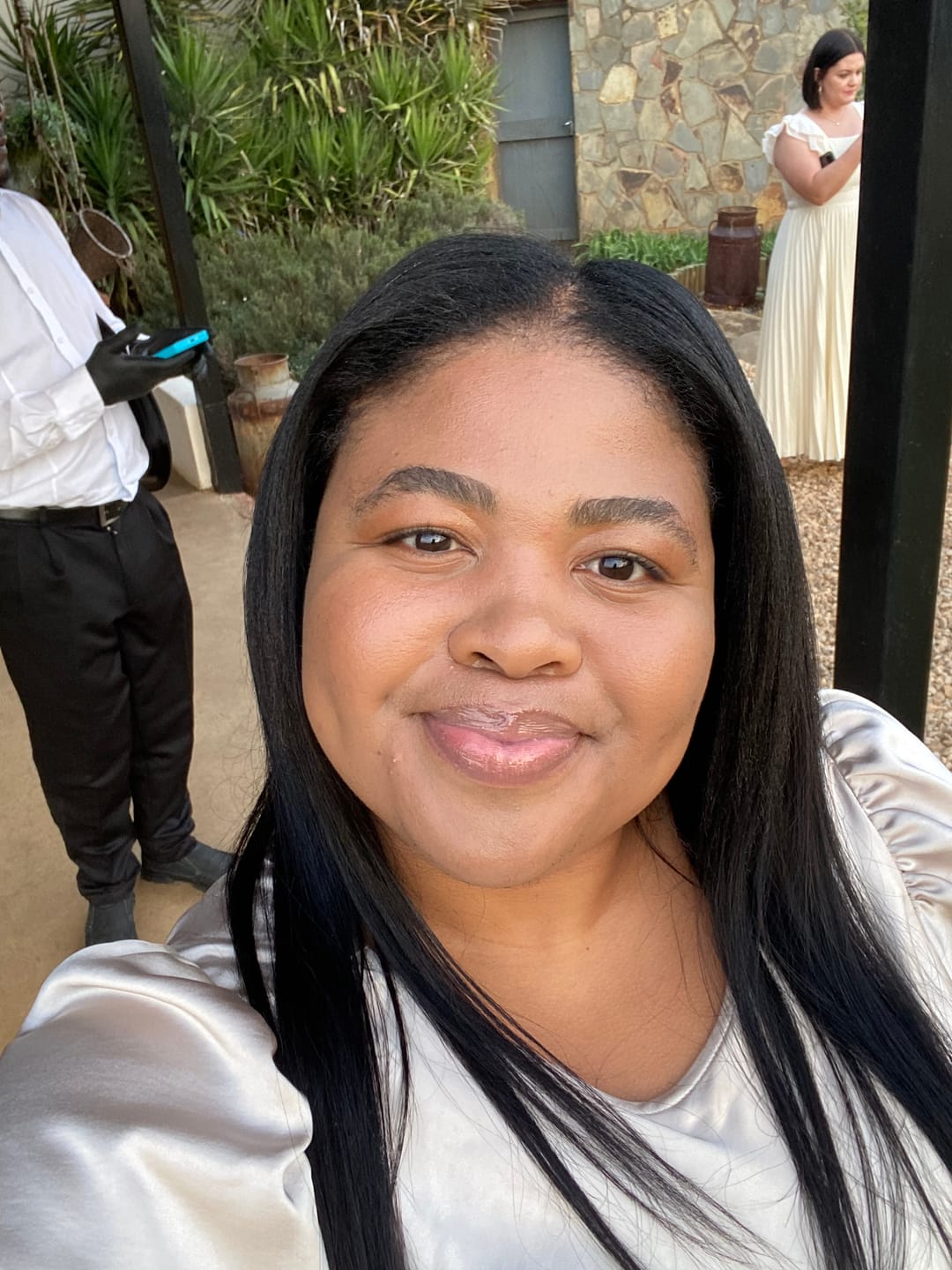 Customer photo review of Peruvian Straight Single Bundles 8 to 20 Inches